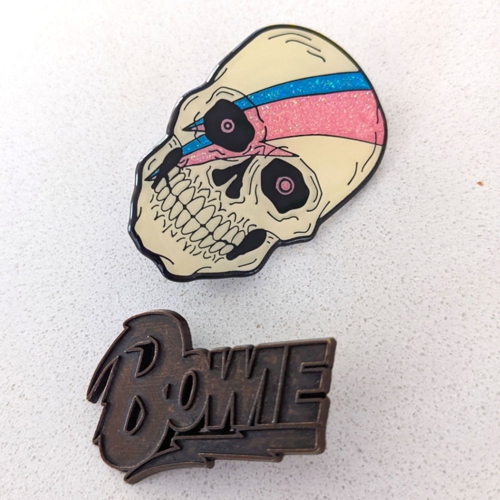 David Bowie Enamel Pins